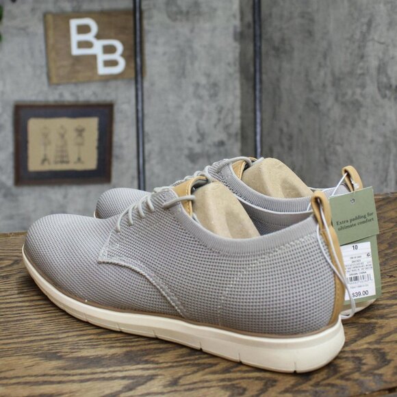 Goodfellow & Co Mens Kev Knit Dress Shoes 88095042 Gray 10 - Picture 2 of 10